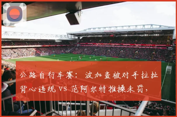公路自行车赛：波加查被对手拉扯背心违规 vs 范阿尔特推搡未罚，判罚双重标准